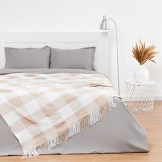 Плед Этель, полиэфир, 200 x 205 см, бежевый