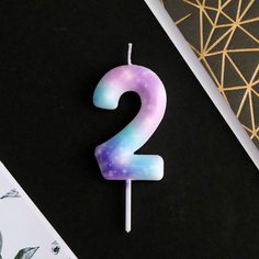 Свеча для торта !Available Disco Party Цифра 2 6882427