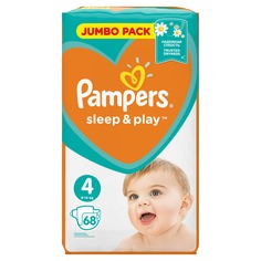 Подгузники Pampers Sleep & Play 4 (8-14 кг), 68 шт.