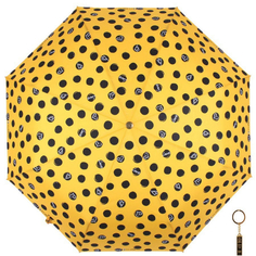 Зонт складной женский автоматический Flioraj 16055 FJ желтый