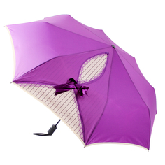 Зонт складной женский автоматический Flioraj 20004 FJ фиолетовый
