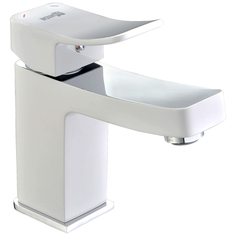 Смеситель для раковины WasserKRAFT Aller 1063 хром/белый