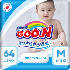 Подгузники GOO.N M (6-11 кг), 64 шт. Goon