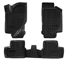 Ковры в салон для Lada Kalina компл. 4 шт., выс. борт, полимер. AIRLINE ACM-PS-03