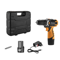 Акк. безударная дрель-шуруповерт DEKO Banger 12V SET 3 в кейсе, 2х2.0Ач, з/у