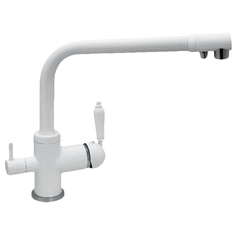 Смеситель для кухонной мойки Seaman Barcelone SSL-5384-Snow 395397 белый