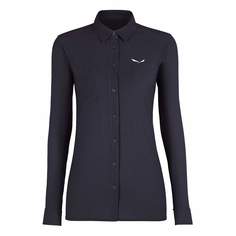 Рубашка Salewa Puez Minicheck 2 Dry Womens, premium navy, 44 EU