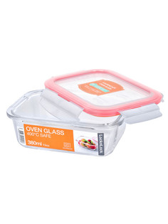 Стеклянный контейнер для пищевых продуктов "LocknLock" OvenGlass, 380мл.