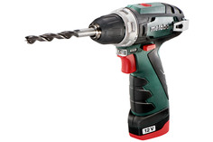 Акк. безударная дрель-шуруповерт Metabo PowerMaxx BS Basic 12В, кейс