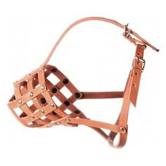 Намордник Зооник из натуральной кожи № 4 (немецкая овчарка, восточно-европейская овчарка)