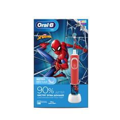 Электрическая зубная щетка Oral-B Vitality Kids Spiderman "Человек-паук" D100.413.2K