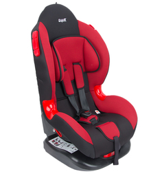 Автокресло Siger Кокон Isofix цв.красный гр.1/2