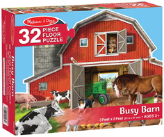 Напольный пазл "Ферма", 32 детали Melissa & Doug