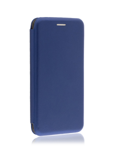 Чехол книжка Zibelino на Samsung J3 2017 (J330) (синий) с магнитом и внутренним карманом