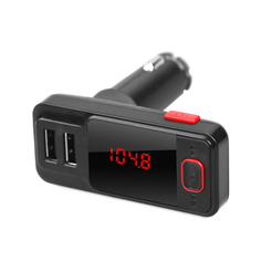 Автомобильный FM-трансмиттер +зарядное устройство Eplutus FB-05 Bluetooth, microSD, 12/24v