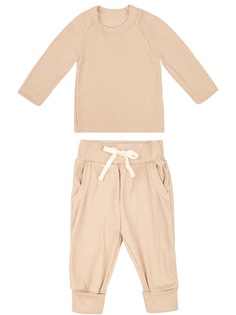 Комплект одежды для новорожденных AMAROBABY Fashion бежевый р.62