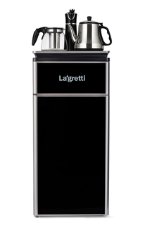 Кулер с чайным столиком Тиабар Lagretti LK-51а Venice black/silver