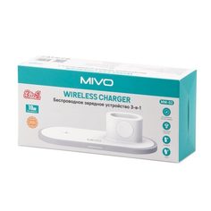Беспроводное зарядное устройство 3в1 Mivo MW-03