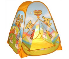 Палатка детская игровая Оранжевая корова 81х90х81см, в сумке, ТМ Играем вместе GFA-OC01-R