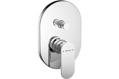 Смеситель встраиваемый Bravat Gina PB865104CP-2-ENG для ванны с душем