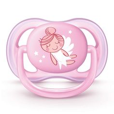 Пустышка Philips Avent Ultra Air 0-6 мес. для девочки SCF545/10