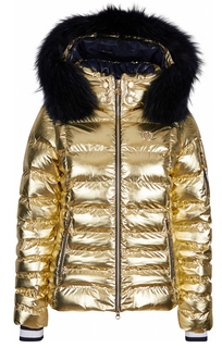 Куртка Sportalm Kyla Metallic M K+P, fur gold, 34 EU
