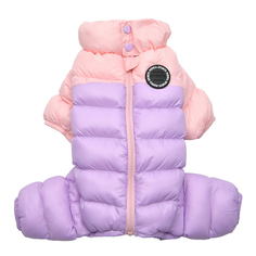 Комбинезон для собак Puppia Ultra Light Pastel розовый, фиолетовый, L, длина спины 31 см