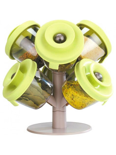 Органайзер для специй Pop Up Spice Rack, пластик, салатовый No Brand