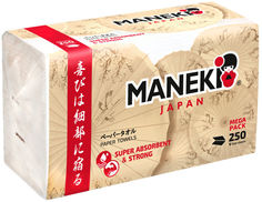 Полотенца бумажные Maneki Kabi V-сложения 22.5х21.5см 250шт