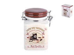 Банка Для Сыпучих Прод.900Мл С Клипсой "Кофе" Hc5D38-A17 Коралл