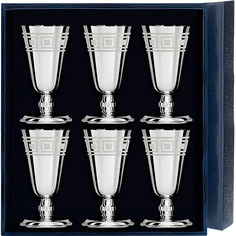 Набор рюмок №4 с рисунком "Квадрат" (6 предметов) АргентА