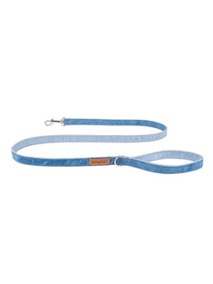 Поводок для собак AmyPlay Denim M 140х1,5 см, голубой Amiplay