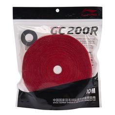 Овергрип для теннисной ракетки Li-Ning Grip Towel GC200R красный 10 шт