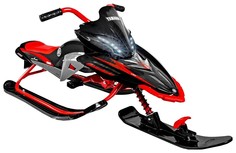 Снегокат Yamaha Ymc13001lx apex snow bike with led-light, мягкое сиденье black/red