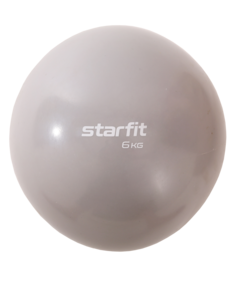 Медбол STARFIT Core GB-703 6 кг, тепло-серый пастель