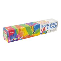 Пальчиковые краски Lori 6 цветов Пкр006LR