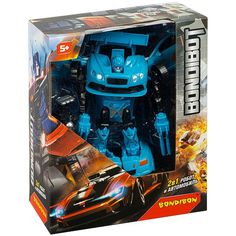 Трансформер 2в1 BONDIBOT робот и автомобиль, Bondibon цвет синий, арт.HF7177A