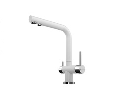 Смеситель для кухонной мойки OMOIKIRI Pure life Nagano WH 4994054 белый