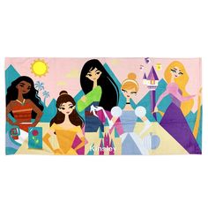 Пляжное полотенце для девочки Disney Princess