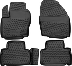 Компл. Резиновых Ковриков В Салон Ford S-Max 2006->, 4 Шт. Полиур.ELEMENT S00010