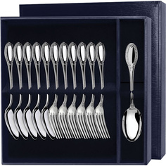 Набор десертный "Император" (12 предметы ложки + вилки) АргентА