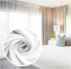 Штора Amore Mio 78560 белый 290x600