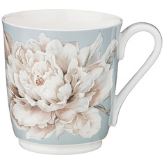 Кружка lefard "Белый цветок" 340мл голубая Lefard_86-2429