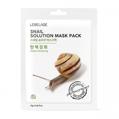 Тканевая маска для лица LEBELAGE SNAIL SOLUTION MASK