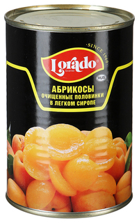 Абрикосы Lorado очищенные половинки в легком сиропе 425 г