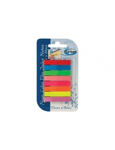 Стикеры-индексы Centrum пластиковые клейкие 45×8 мм 8 цветов х 20 шт