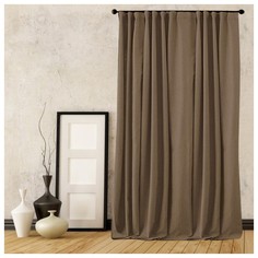 Штора Amore Mio 75372 коричневый 270x200