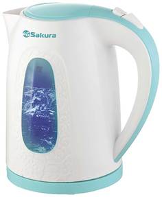 Чайник электрический SAKURA SA-2345WBLWhite/Blue