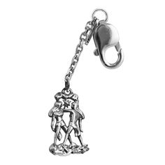 Брелок унисекс Аргента 1109БР15806 серебристый