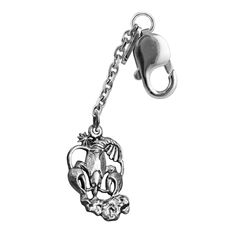 Брелок унисекс Аргента 1116БР15806 серебристый